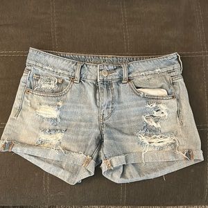 American Eagle light denim shorts 4” inseam